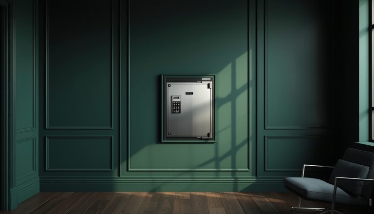 lucid-origin_Ultra-realistic_interior_of_a_modern_room_with_deep_matte_green_walls_and_elegan-0
